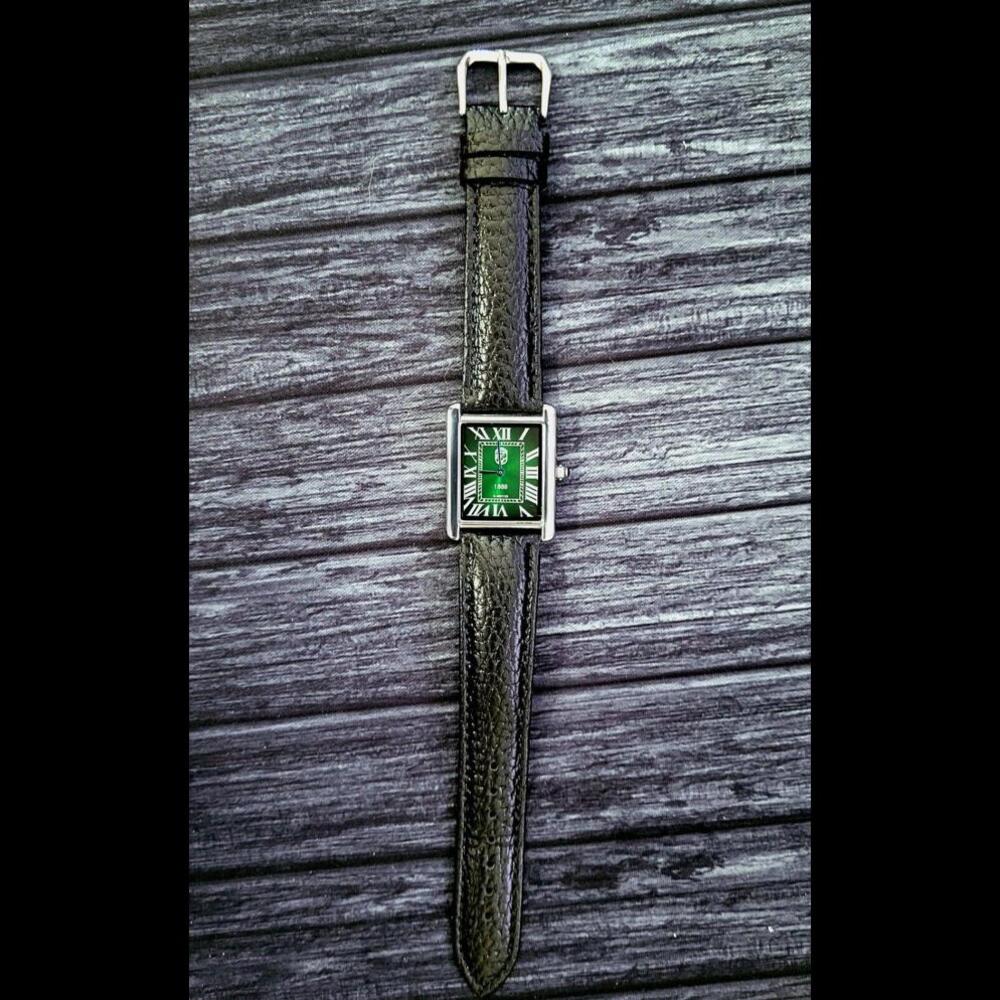 Pierre Lucerne Colours Emerald 1888 Mens Tank Watch - Picture 7 of 14